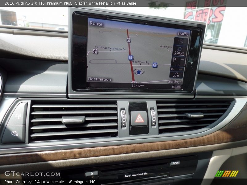 Glacier White Metallic / Atlas Beige 2016 Audi A6 2.0 TFSI Premium Plus