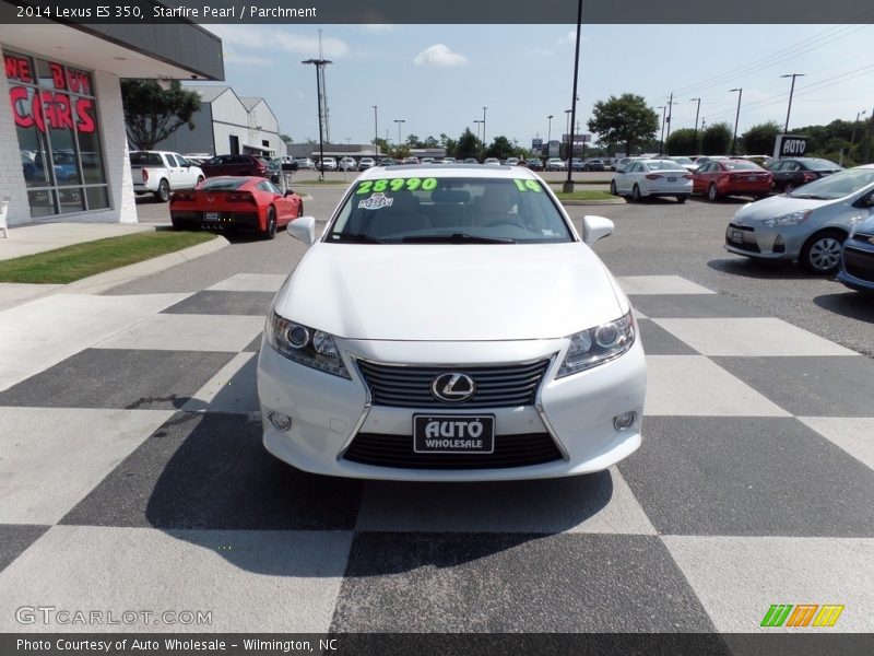 Starfire Pearl / Parchment 2014 Lexus ES 350