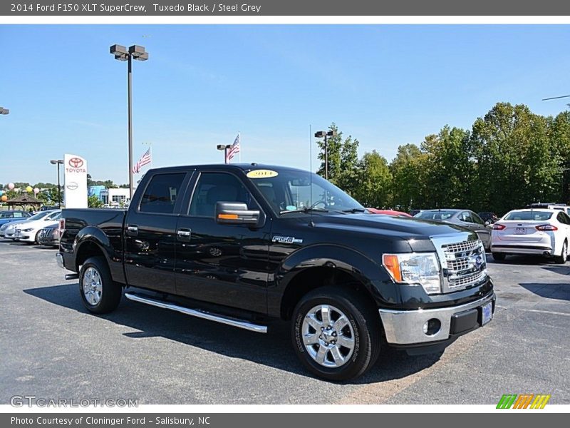 Tuxedo Black / Steel Grey 2014 Ford F150 XLT SuperCrew