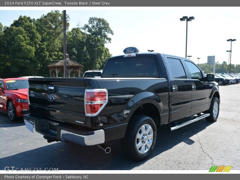 Tuxedo Black / Steel Grey 2014 Ford F150 XLT SuperCrew