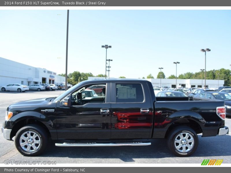 Tuxedo Black / Steel Grey 2014 Ford F150 XLT SuperCrew