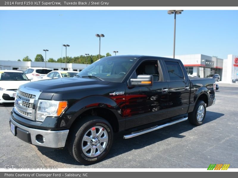 Tuxedo Black / Steel Grey 2014 Ford F150 XLT SuperCrew