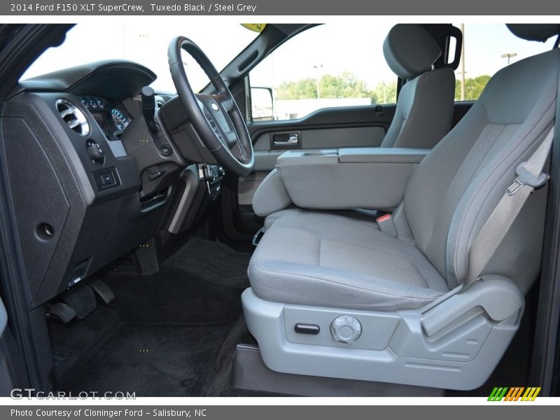 Tuxedo Black / Steel Grey 2014 Ford F150 XLT SuperCrew