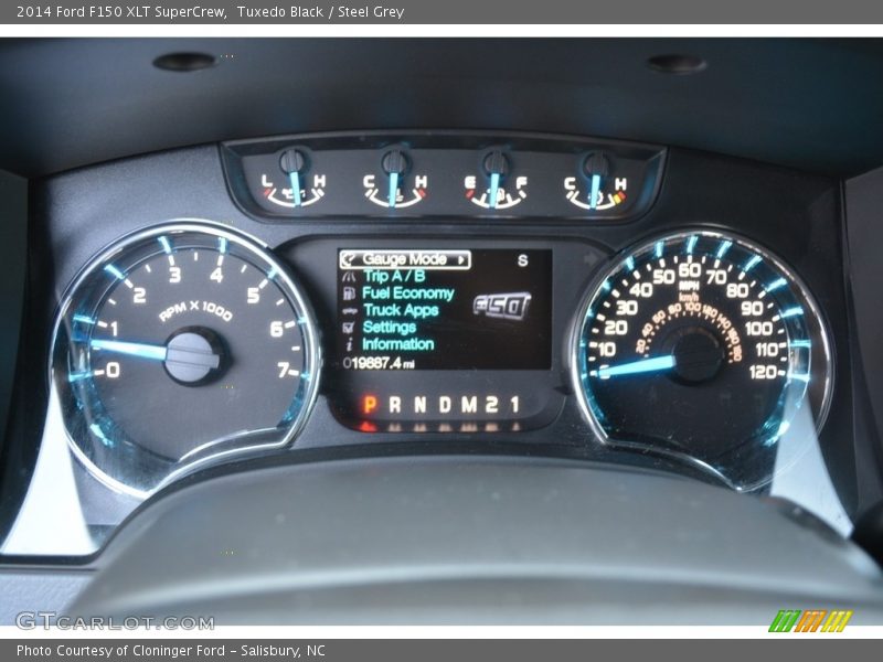 Tuxedo Black / Steel Grey 2014 Ford F150 XLT SuperCrew