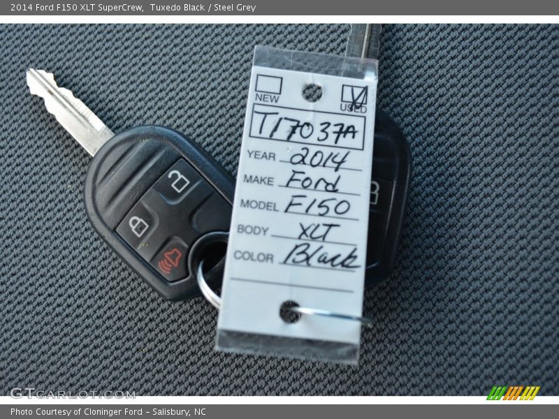 Tuxedo Black / Steel Grey 2014 Ford F150 XLT SuperCrew