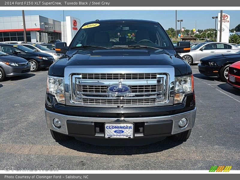 Tuxedo Black / Steel Grey 2014 Ford F150 XLT SuperCrew