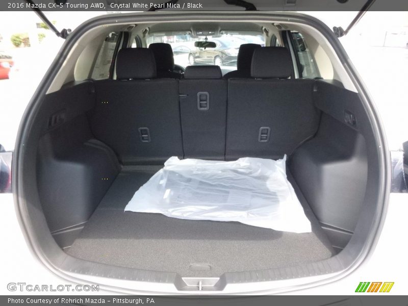 Crystal White Pearl Mica / Black 2016 Mazda CX-5 Touring AWD