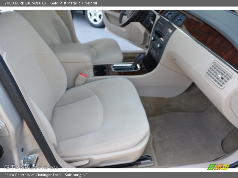 Gold Mist Metallic / Neutral 2008 Buick LaCrosse CX