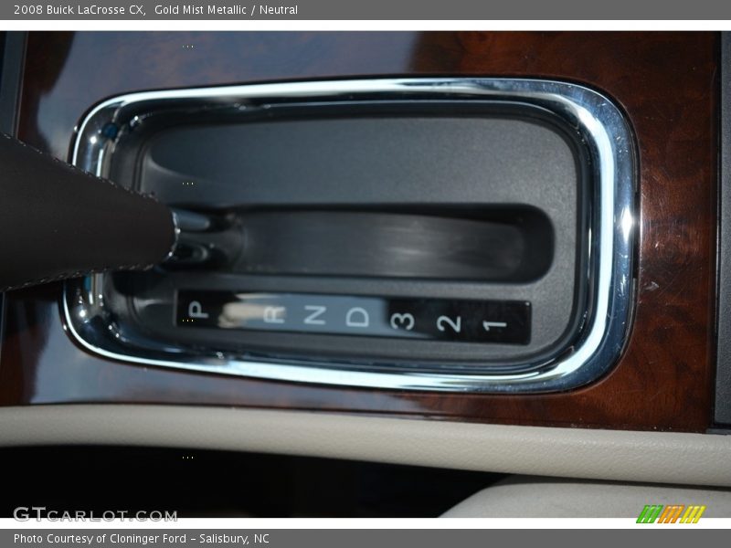 Gold Mist Metallic / Neutral 2008 Buick LaCrosse CX