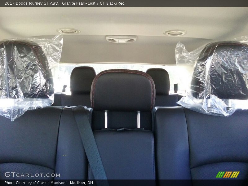 Granite Pearl-Coat / GT Black/Red 2017 Dodge Journey GT AWD