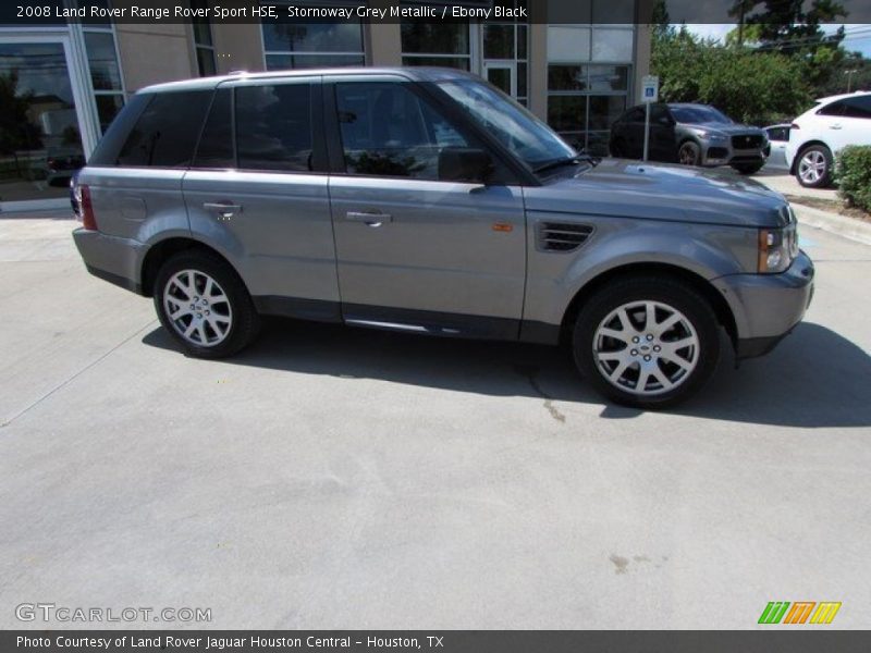 Stornoway Grey Metallic / Ebony Black 2008 Land Rover Range Rover Sport HSE