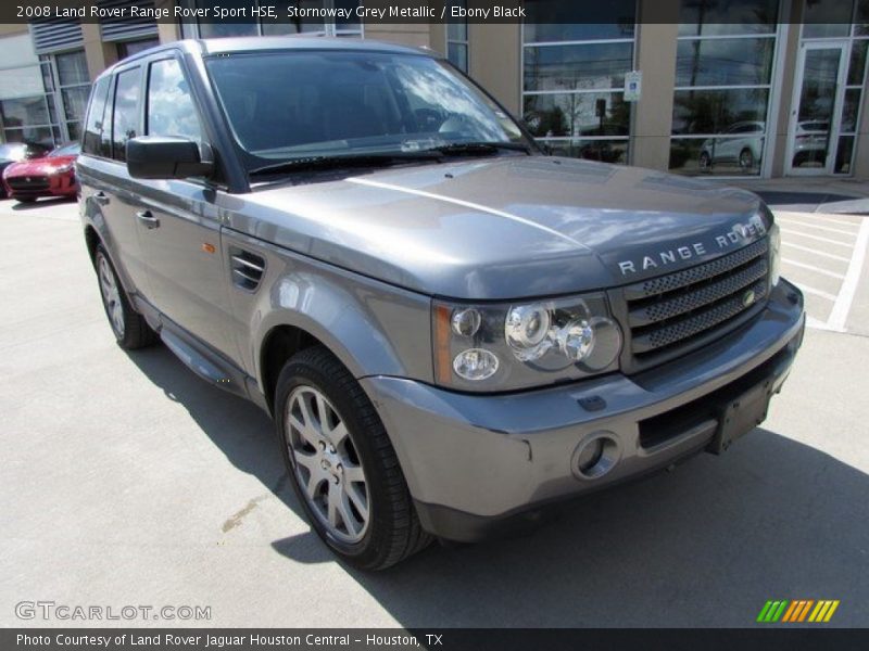 Stornoway Grey Metallic / Ebony Black 2008 Land Rover Range Rover Sport HSE