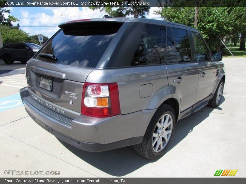 Stornoway Grey Metallic / Ebony Black 2008 Land Rover Range Rover Sport HSE