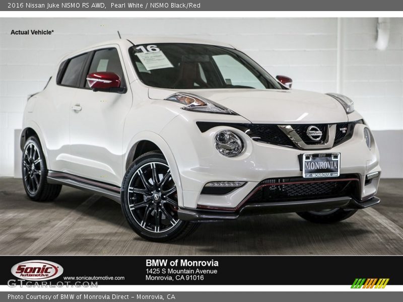 Pearl White / NISMO Black/Red 2016 Nissan Juke NISMO RS AWD