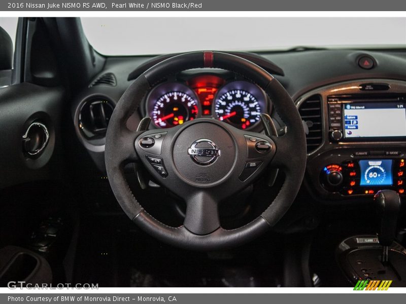 Pearl White / NISMO Black/Red 2016 Nissan Juke NISMO RS AWD
