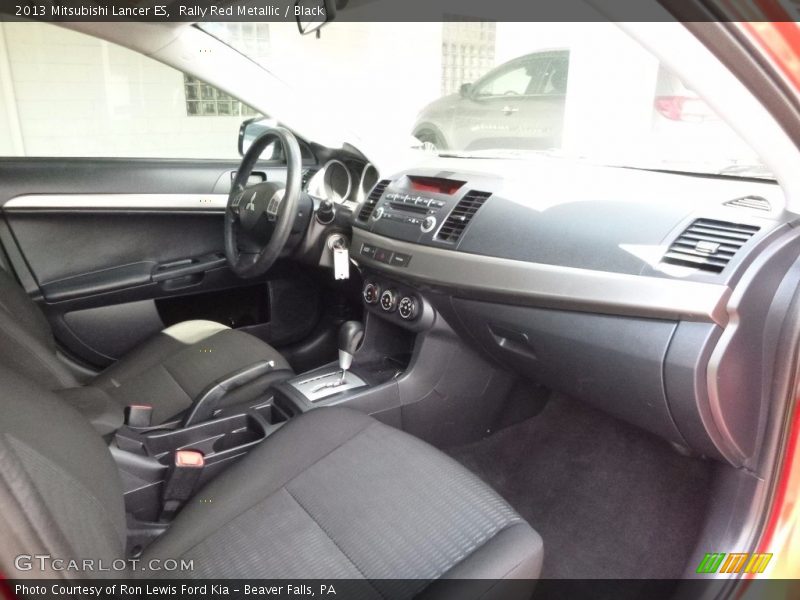 Rally Red Metallic / Black 2013 Mitsubishi Lancer ES