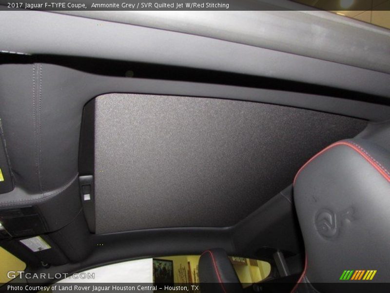 Ammonite Grey / SVR Quilted Jet W/Red Stitching 2017 Jaguar F-TYPE Coupe