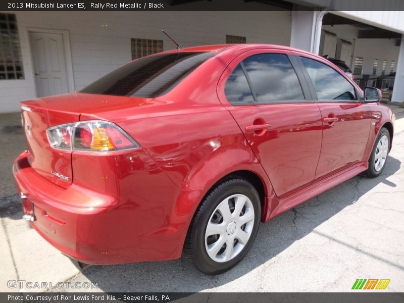 Rally Red Metallic / Black 2013 Mitsubishi Lancer ES
