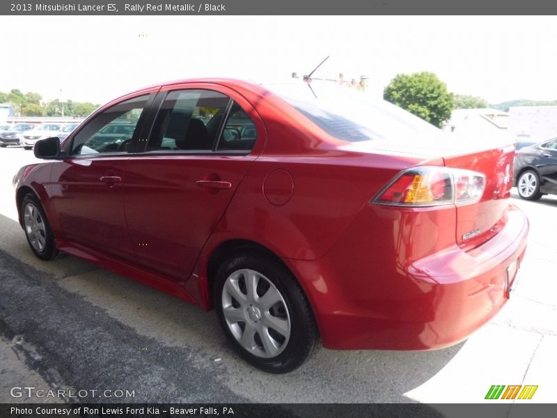 Rally Red Metallic / Black 2013 Mitsubishi Lancer ES