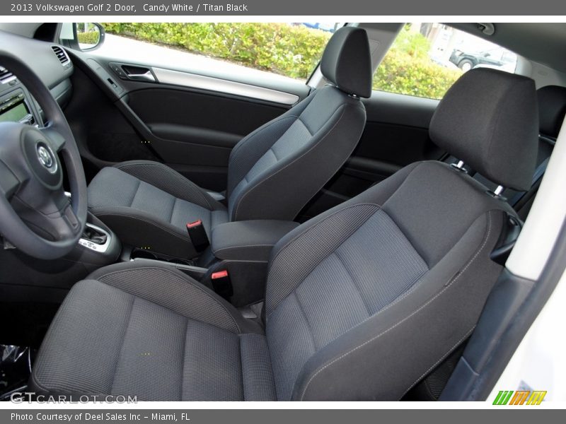 Candy White / Titan Black 2013 Volkswagen Golf 2 Door