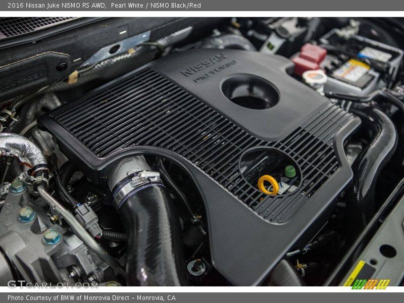  2016 Juke NISMO RS AWD Engine - 1.6 Liter DIG Turbocharged DOHC 16-Valve CVTCS 4 Cylinder