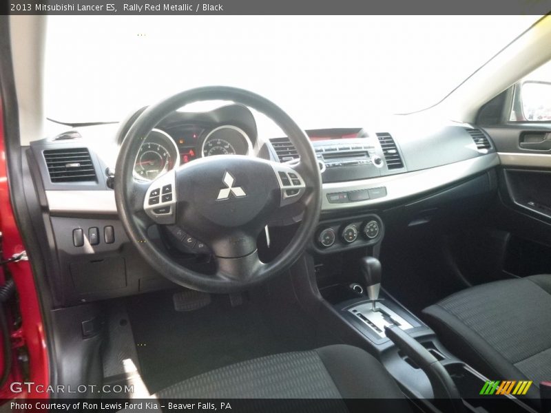 Rally Red Metallic / Black 2013 Mitsubishi Lancer ES
