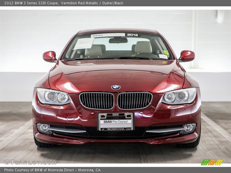 Vermilion Red Metallic / Oyster/Black 2012 BMW 3 Series 328i Coupe