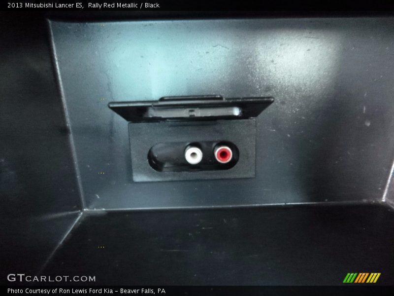 Rally Red Metallic / Black 2013 Mitsubishi Lancer ES