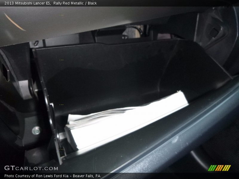 Rally Red Metallic / Black 2013 Mitsubishi Lancer ES