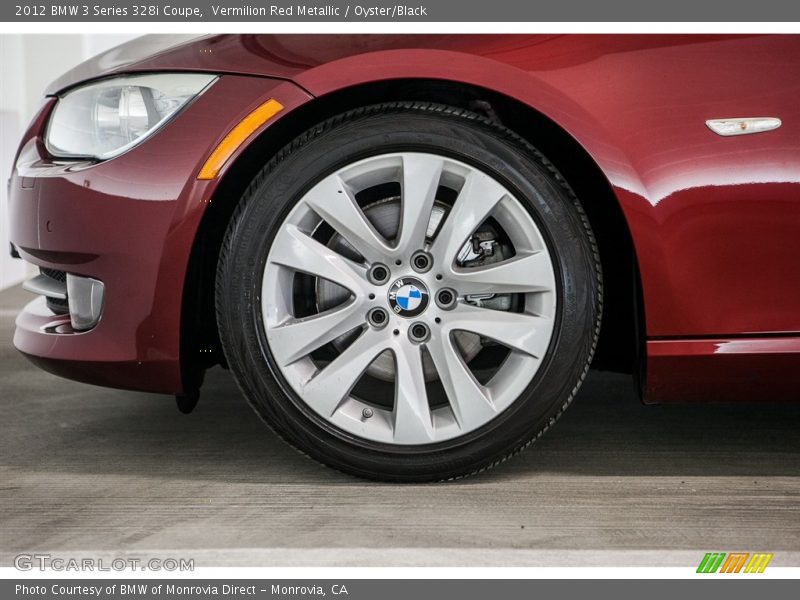 Vermilion Red Metallic / Oyster/Black 2012 BMW 3 Series 328i Coupe