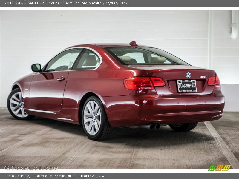 Vermilion Red Metallic / Oyster/Black 2012 BMW 3 Series 328i Coupe