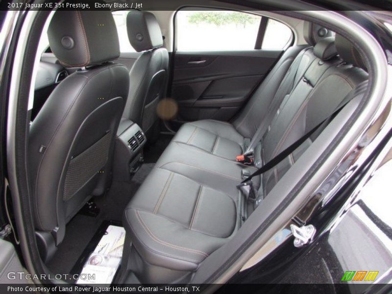 Rear Seat of 2017 XE 35t Prestige