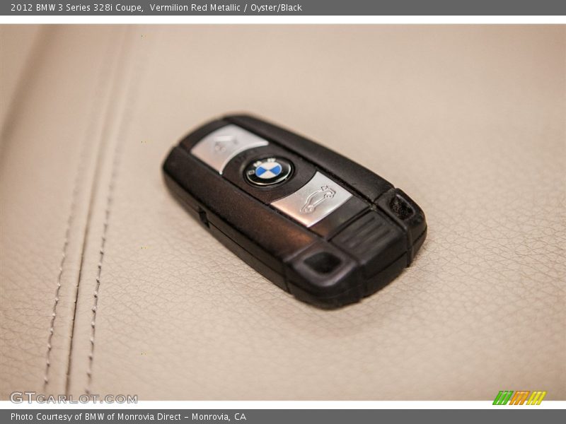 Vermilion Red Metallic / Oyster/Black 2012 BMW 3 Series 328i Coupe