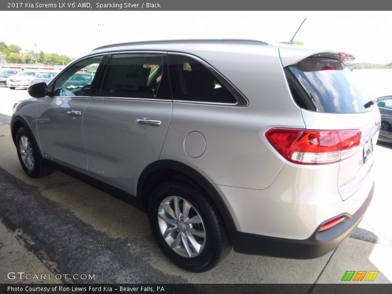 Sparkling Silver / Black 2017 Kia Sorento LX V6 AWD