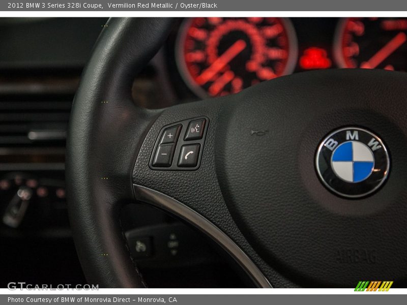 Vermilion Red Metallic / Oyster/Black 2012 BMW 3 Series 328i Coupe