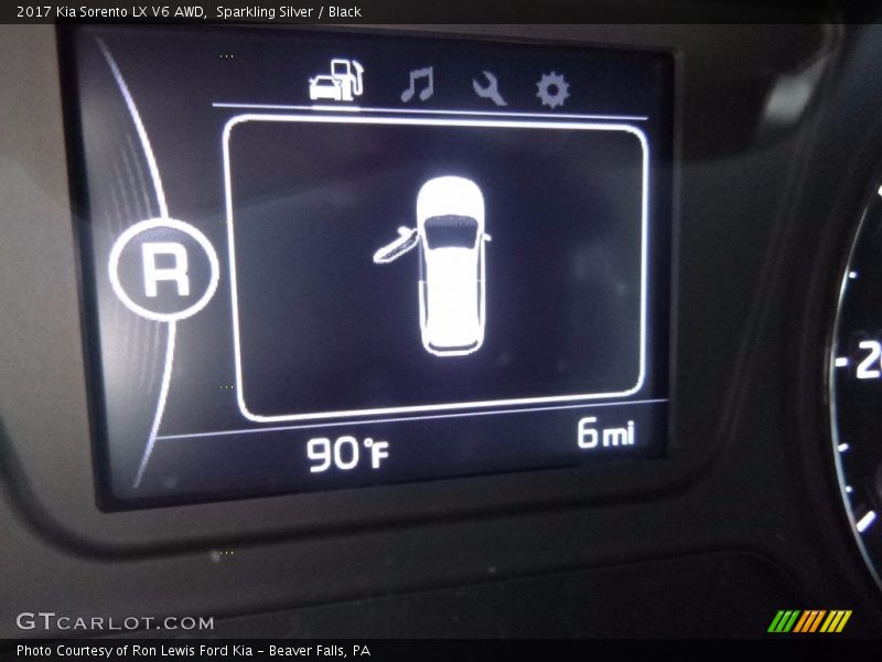 Sparkling Silver / Black 2017 Kia Sorento LX V6 AWD