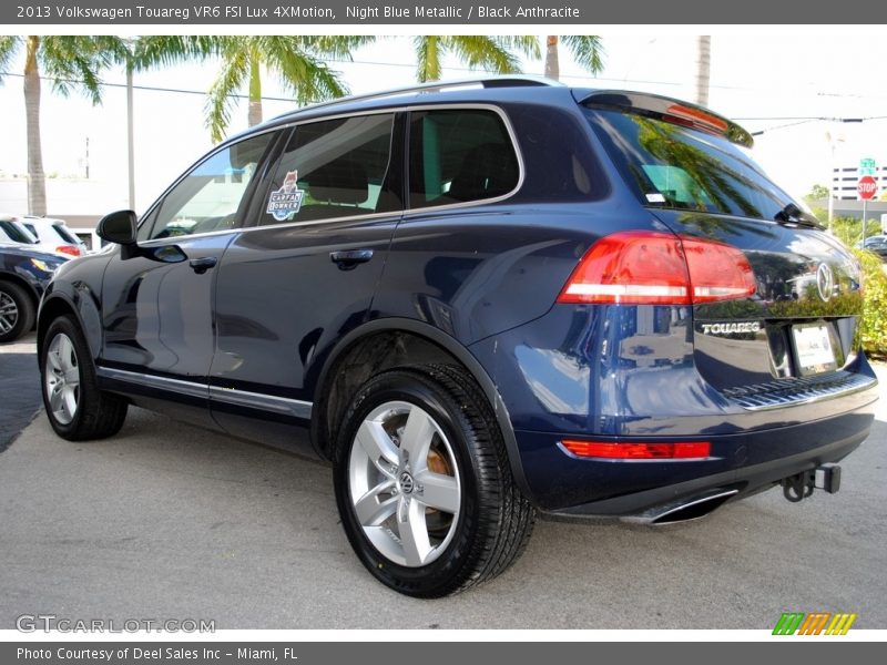 Night Blue Metallic / Black Anthracite 2013 Volkswagen Touareg VR6 FSI Lux 4XMotion