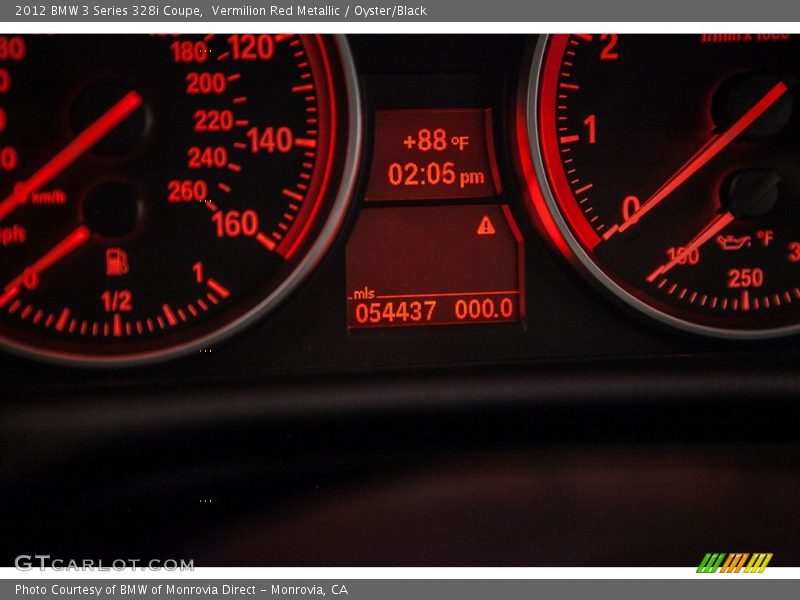 Vermilion Red Metallic / Oyster/Black 2012 BMW 3 Series 328i Coupe