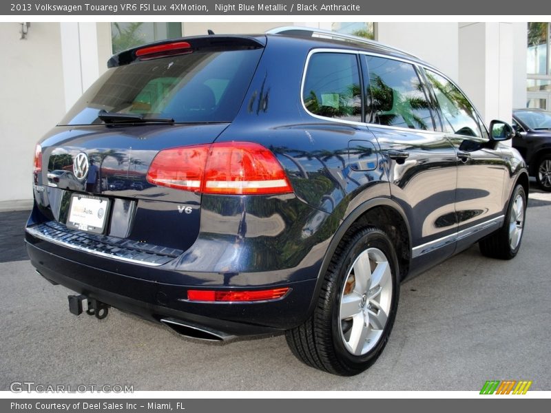 Night Blue Metallic / Black Anthracite 2013 Volkswagen Touareg VR6 FSI Lux 4XMotion
