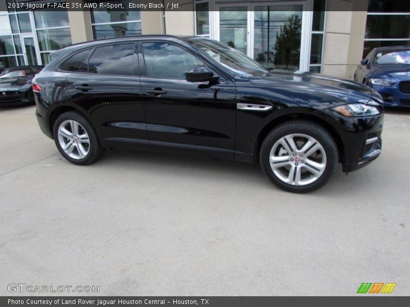 Ebony Black / Jet 2017 Jaguar F-PACE 35t AWD R-Sport