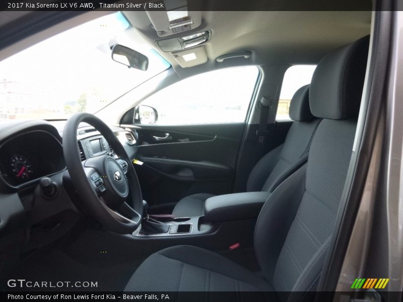 Front Seat of 2017 Sorento LX V6 AWD