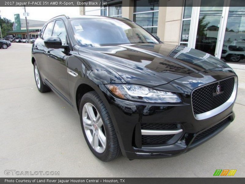 Ebony Black / Jet 2017 Jaguar F-PACE 35t AWD R-Sport