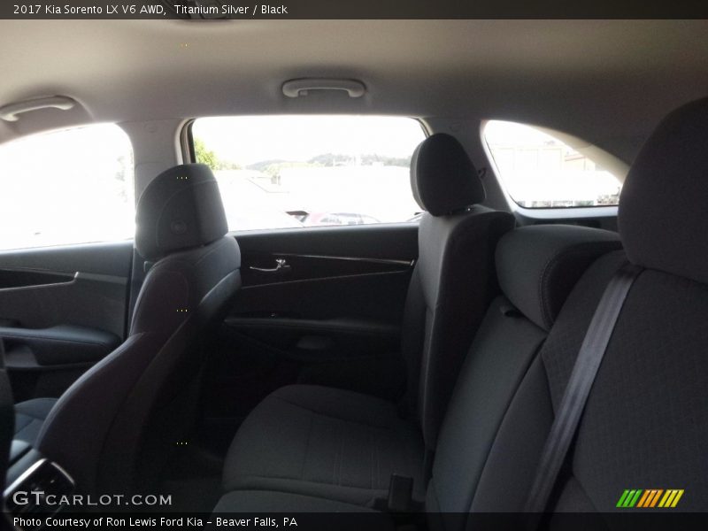 Rear Seat of 2017 Sorento LX V6 AWD