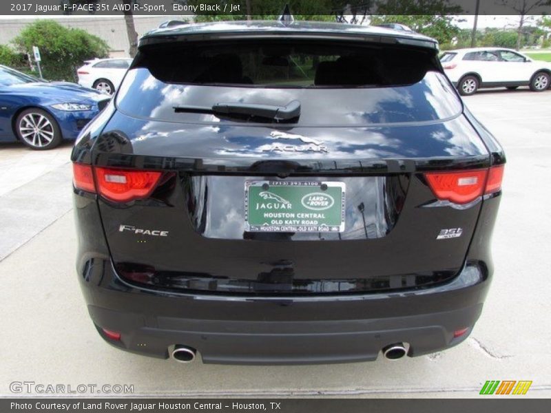 Ebony Black / Jet 2017 Jaguar F-PACE 35t AWD R-Sport
