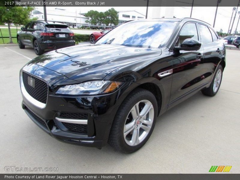 Ebony Black / Jet 2017 Jaguar F-PACE 35t AWD R-Sport