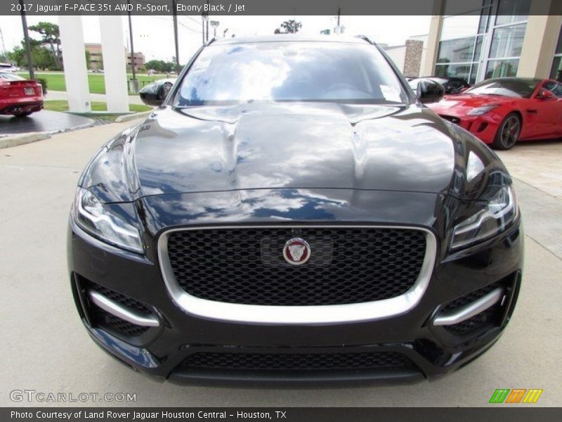 Ebony Black / Jet 2017 Jaguar F-PACE 35t AWD R-Sport