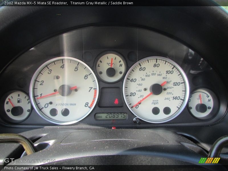  2002 MX-5 Miata SE Roadster SE Roadster Gauges