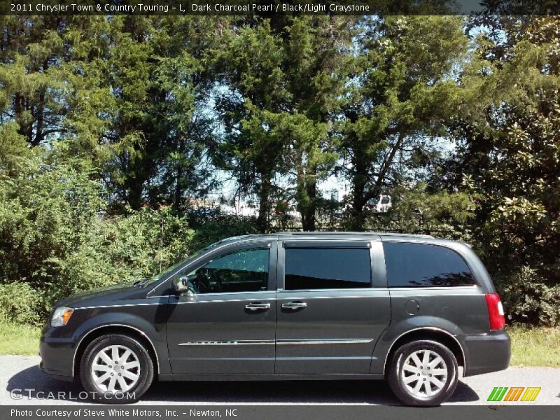 Dark Charcoal Pearl / Black/Light Graystone 2011 Chrysler Town & Country Touring - L