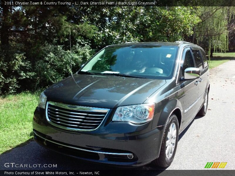 Dark Charcoal Pearl / Black/Light Graystone 2011 Chrysler Town & Country Touring - L