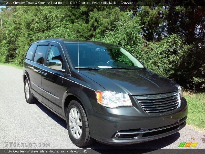 Dark Charcoal Pearl / Black/Light Graystone 2011 Chrysler Town & Country Touring - L